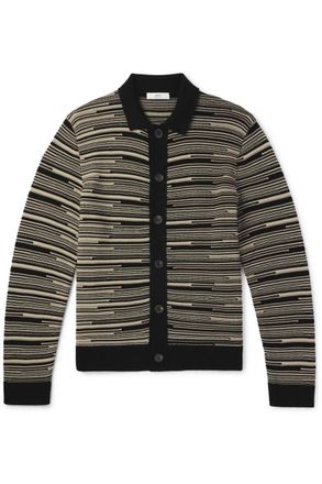 Mr P. Striped Cotton Cardigan