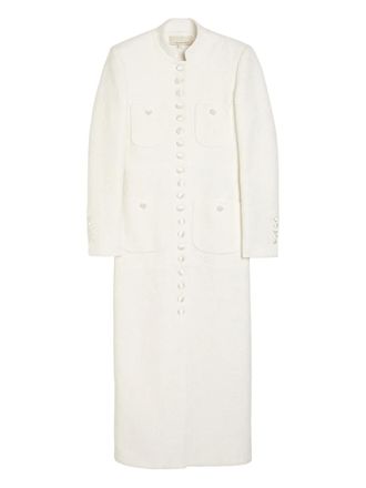 Liberowe Imperial single-breasted coat - White