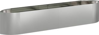 vidaXL Cama De Jard&iacute;n Elevada Acero Galvanizado 220 X 40 X 40 Cm Acero Vidaxl