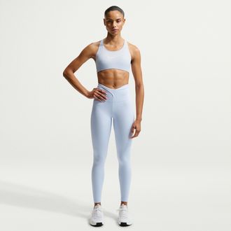 Nike Womens One High-Waisted 7/8 Leggings in Blue | IB9131-407