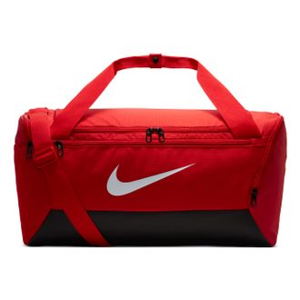 Nike Brasilia 9.5 Training Duffel Bag Small University Red Black White DM3976-657