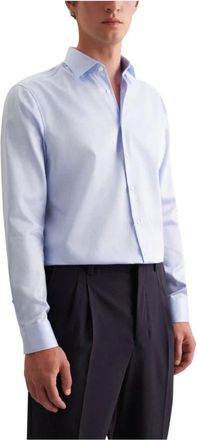 Seidensticker Overhemden, Heren, Blauw, M, Katoen, Regular Fit Zakelijk Overhemd