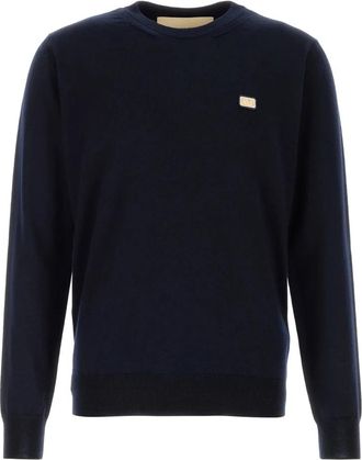 Valentino Round-neck Truien - Heren - Ronde hals truien - Blauw - L - Truien & Vesten