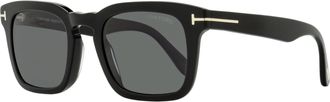 Tom Ford Mens Dax Polarized Sunglasses TF751 01D Black 50mm