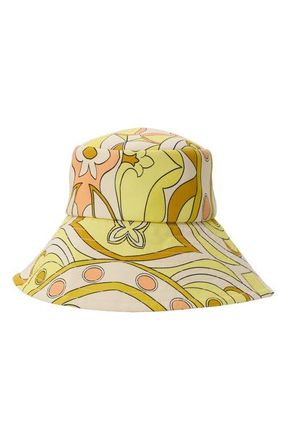 AFRM Snake Print Bucket Hat in Geo Scarf at Nordstrom
