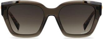 Missoni 53mm Gradient Square Sunglasses in Grey/Brown at Nordstrom
