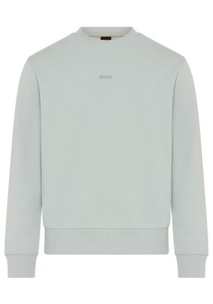 Boss Orange by Hugo Boss Sweatshirt BOSS ORANGE WeSmallcrew, Herren, Gr. 4XL, silber043, Sweatware, Obermaterial: 100% Baumwolle, relaxed fit, Rundhals, eingesetzt B&uuml;ndchen, S