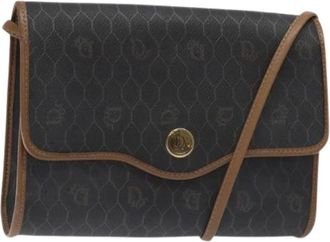 Dior Pre-owned Cross Body Bags, female, Black, Size: ONE SIZE Pre-owned Leather Shoulder Bag