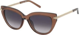 Tous Sunglasses, female, Brown, 53 MM, Butterfly Sunglasses