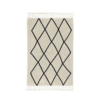 Lorena Canals Alfombra de algod&oacute;n beige 140 x 200