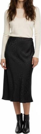Lucky Brand Midi Skirt In Black