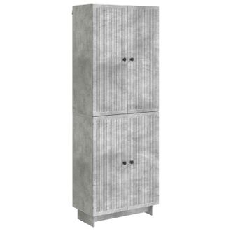 vidaXL Juego De Armarios 2 Uds. Gris Hormig&oacute;n Madera De Ingenier&iacute;a Vidaxl
