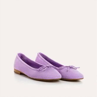 Reqins Womens Harmony Peau Flats In Lavender