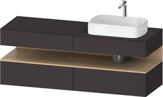 Duravit Qatego Consola Mueble Bajo Lavabo, 2 Extensiones, 2 - Duravit