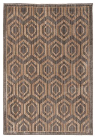 Safavieh Alfombra poli&eacute;ster grigio/neutrale 122 x 183 cm