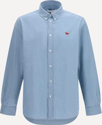Maison Kitsun&eacute; Profile Fox Shirt Male XL