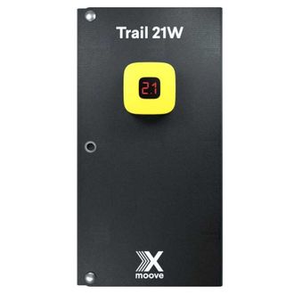 Livoo Cargador De Panel Solar Plegable X Moov Trail Etfe 21 W Negro Con Mosquet&oacute;n Integrado, Visualizaci&oacute;n De La Corriente En Tiempo Real