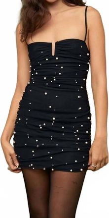 Minkpink Stella Mini Dress In Black