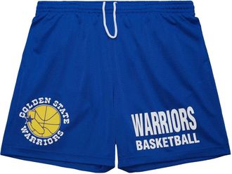 Mitchell & Ness Shorts Golden State Warriors Hardwood Classics Gameday - Blu