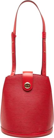 Louis Vuitton Borsa a spalla Cluny in pelle &Eacute;pi 1995 - Rosso