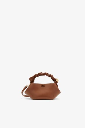 Ganni Sorrel Horse Mini Bou Bag in Brown