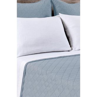 Pom Pom at Home Huntington Coverlet in Dusty Blue at Nordstrom, Size Queen