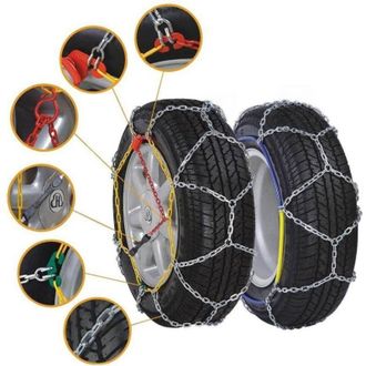 Trade Shop Trade Shop - Cadenas De Nieve Para Coches Grupo 255 Neum&aacute;ticos F&aacute;cil Montaje Homologado