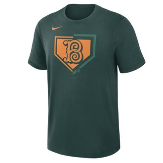 Nike Baltimore Orioles Icon City Connect Logo Nike Mens Dri-FIT MLB T-Shirt in Green | 03493EYOLE-0ZQ