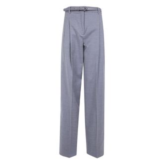 Max Mara Dames, Broeken, Grijs, Maat: XS