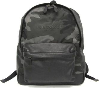 Coach Pre-owned Backpacks, female, Black, Size: ONE SIZE Pre-owned Campus Backpack F71755