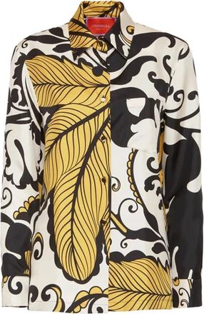 La DoubleJ Zijden Twill Blouse - Dames - Overhemden - Veelkleurig - S - Overhemden