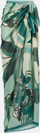 La DoubleJ Pareo de algod&oacute;n estampado