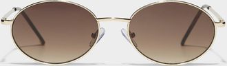 Simons Leo oval sunglasses