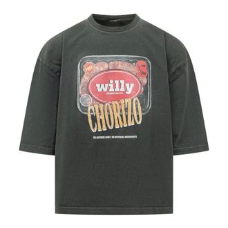 Willy Chavarria Uomo, Top, Nero, XS, new