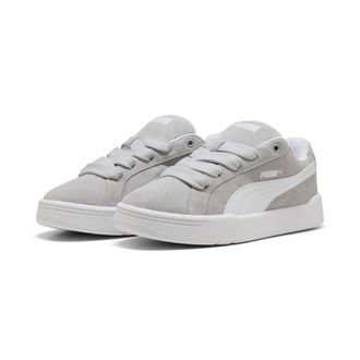 Puma Sneaker PUMA PARK LIFESTYLE EASY SD, Damen, Gr. 42,5, weiss (cool light gray, puma wei&szlig;), Leder, Schuhe Sneaker