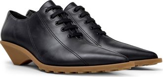 Camper Anita Pointed Toe Lace-Up Sneaker in Black at Nordstrom, Size 37