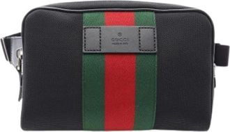 Gucci unisex, Pre-owned, Zwart, Maat: ONE Size Leer