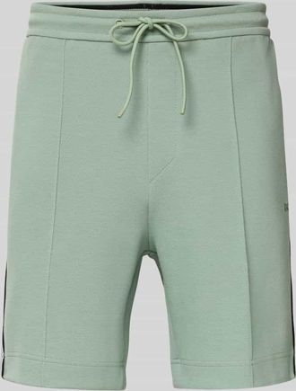 HUGO BOSS Regular Fit Sweatshorts aus Baumwoll-Mix Modell JT_JOIN HEADLO in Mint, Gr&ouml;&szlig;e XXXL