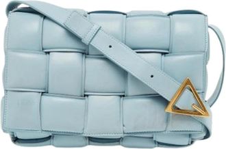 Bottega Veneta Pre-owned Vintage Cross Body Bag - Dames - Vintage Schoudertas - Blauw - ONE Size - Leer - Vintage