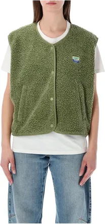 American Vintage Dames, Jassen, Groen, Maat: M/L Fleece