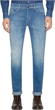 Dondup Slim Fit Jeans met authentieke uitstraling - Heren - Slim Fit Jeans - Blauw - W31 - Denim - Jeans