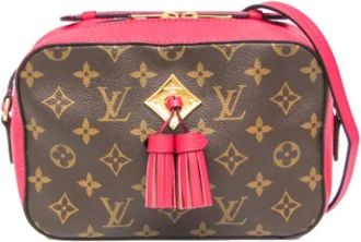 Louis Vuitton Tweedehands Canvas Louis Vuitton tassen - Dames - Vintage Schoudertas - Bruin - ONE Size - Vintage