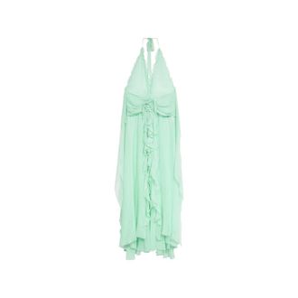 Blumarine Ruffled Georgette Dress