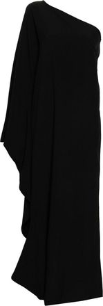 Taller Marmo Balear one-shoulder gown - women - Acetate/Viscose - 40 - Black