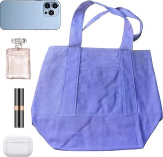 Generic Halloween Candy Tote Bag - Trick or Treat Canvas Bag - Lightweight Reusable Carrier for Festive Holiday Goodie Party Favors Candy Toy Grocery