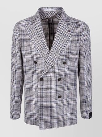 Tagliatore silk linen montecarlo blazer