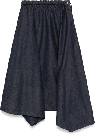 Yohji Yamamoto Drop-crotch jeans - Blauw