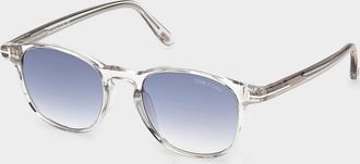 Tom Ford Holt-02 Acetate Round Sunglasses
