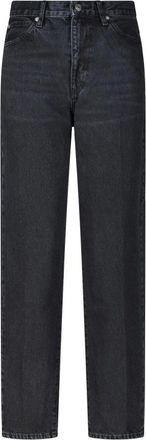 Frame Denim Straight Jeans - Dames - Regular Fit Jeans - Zwart - W28 - Jeans