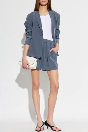 Emporio Armani Shorts With Pockets, Womens, Blue